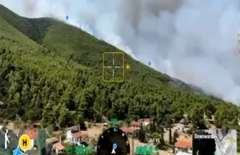 Η μάχη των Erickson με τις φλόγες στη megafire της Αττικοβοιωτίας - Ο ρόλος των έργων Antinero στην περιοχή - Βίντεο