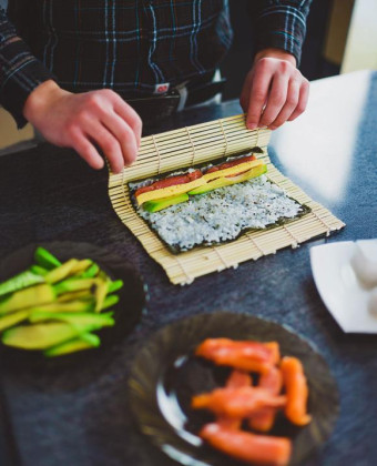 Βασική συνταγή σούσι (με ή χωρίς sushi mat)