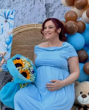 Μπάγια Αντωνοπούλου baby shower 