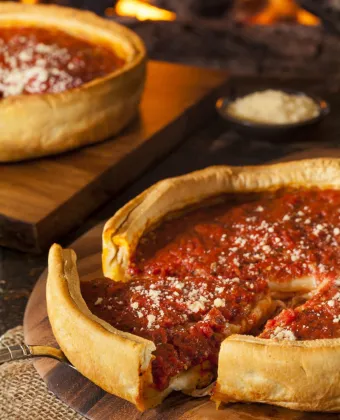 Πίτσα Σικάγο (Chicago style pizza)