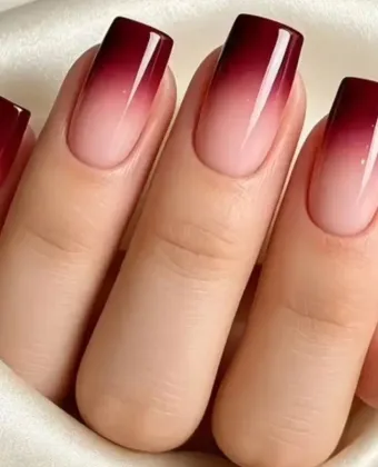 Ombre Nails μανικιούρ Φθινόπωρο