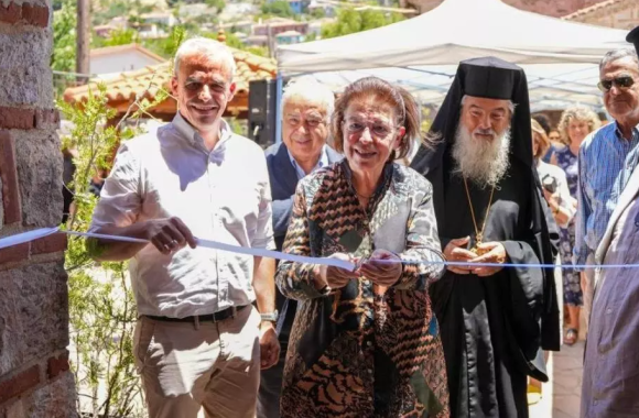 Η Μενδώνη στη Μυτιλήνη