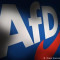 Λογότυπο AfD με κόκκινο βέλος