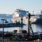 Πλοίο LNG σε τερματικό σταθμό