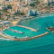 Sea port city of Larnaca, Cyprus