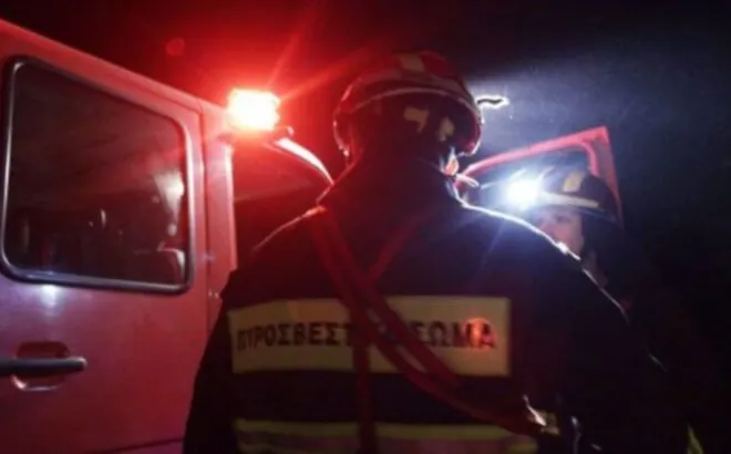 Πυρκαγιά στην Καλλονή Λέσβου