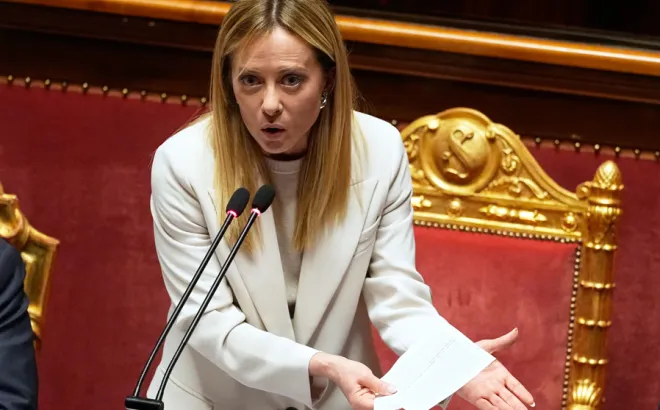 Τζόρτζια Μελόνι ομιλία