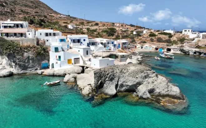 British media spotlight Kimolos as the Cyclades’ “slow island” escape