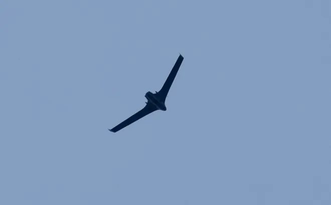 Μη επανδρωμένο drone στον αέρα