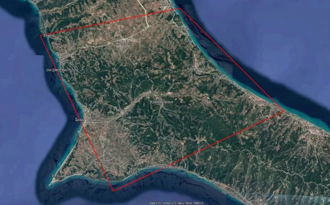 Ενεργοποιήθηκε η Υπηρεσία Copernicus για την φωτιά στην Κασσάνδρα Χαλκιδικής