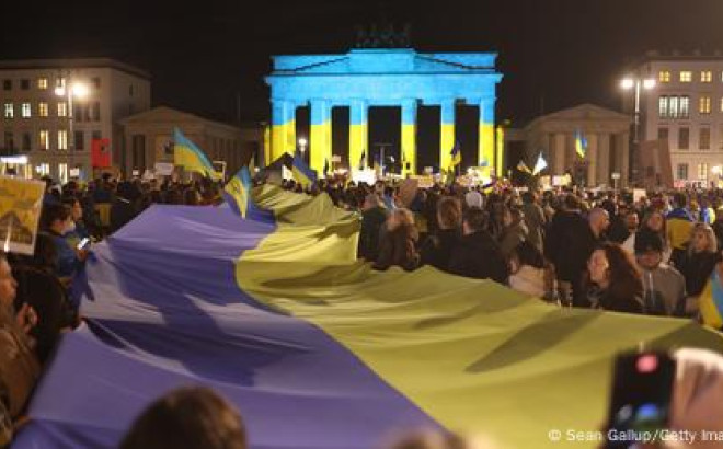 Διαδήλωση για ειρήνη στο Βερολίνο