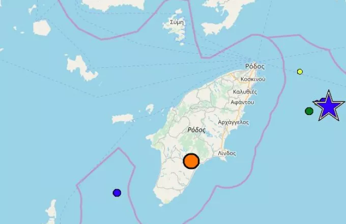 Σεισμός 4,5 Ρίχτερ στην Ρόδο
