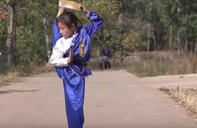 Το Κουν Φου του 9χρονου κοριτσιού που έγινε viral στα κοινωνικά δίκτυα