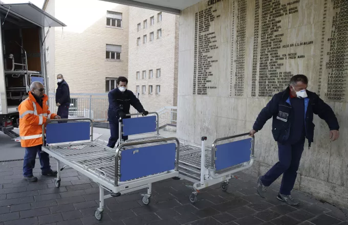 Ιταλία: Τα νοσοκομεία σε πολιορκία, λόγω γρίπης και κορονοϊού λένε οι γιατροί