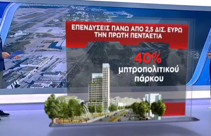 Ελληνικό: Επενδύσεις πάνω 2,5 δισ. ευρώ την πρώτη πενταετία - Τα σχέδια