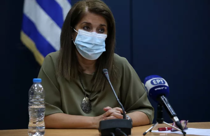 Κορωνοϊός- Παπαευαγγέλου: Πάνω από 8.500 ενεργά κρούσματα συνολικά στην Ελλάδα