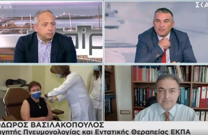 Βασιλακόπουλος σε ΣΚΑΪ: Πρόωρο να ανοίξουμε 7 Γενάρη- Δε μπορούμε να τα ανοίξουμε όλα μαζί