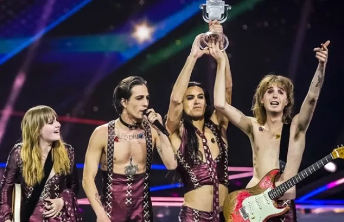 Οι Mαneskin κέρδισαν το βραβείο Mtv Εma ως καλύτερο ροκ συγκρότημα