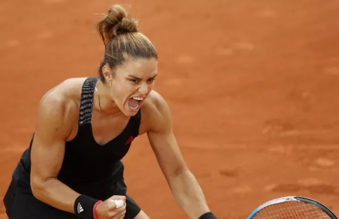 Στα ημιτελικά του Roland Garros με νέα σπουδαία εμφάνιση η Μαρία Σάκκαρη