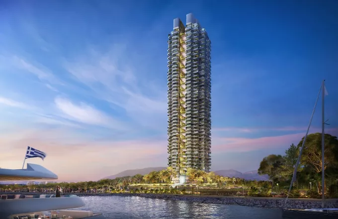 Marina Tower- Ελληνικό: Πολύ μεγάλο ενδιαφέρον για τα διαμερίσματα του πρώτου πράσινου ουρανοξύστη