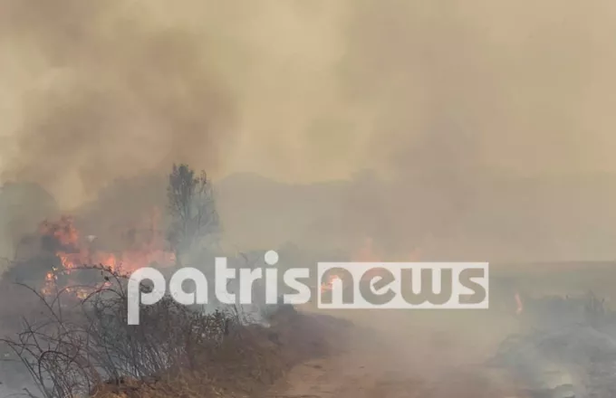 Φωτιά-Αρχαία Ολυμπία: Εγκλωβισμένοι 4 κάτοικοι στα Βίλλια σε αγροικία