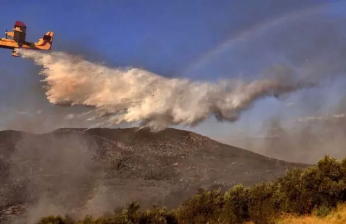 Σπάρτη: Στη δύσβατη περιοχή της Δεσφίνας το βασικότερο μέτωπο της φωτιάς στην Ανατολική Μάνη	