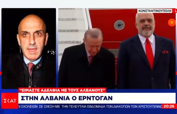 «Μόνο αγάπη» - Ερντογάν: Η Αλβανία είναι ο γείτονας της καρδιάς μου, είμαστε αδέλφια!
