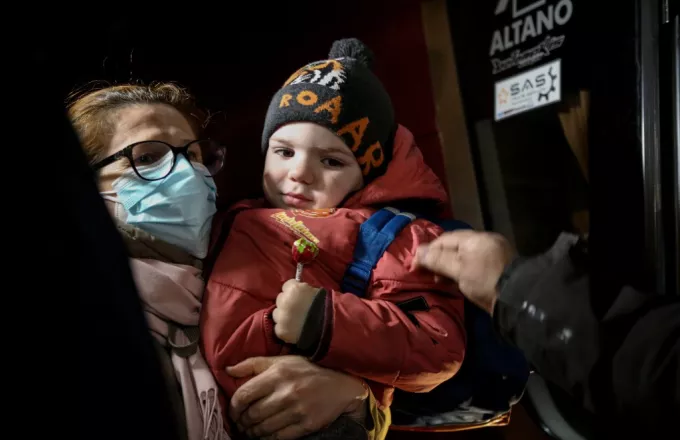 Πόλεμος στην Ουκρανία: Πάνω από 450 πρόσφυγες στην Ελλάδα το τελευταίο 24ωρο