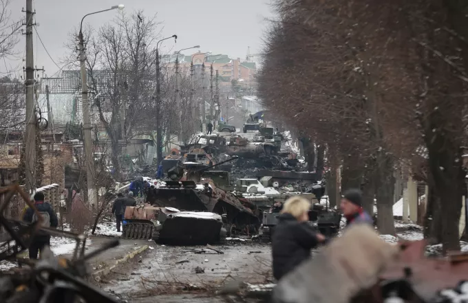 Ουκρανία: Μία πόλη κοντά στο Κίεβο μετά την επέλαση των ρωσικών δυνάμεων   