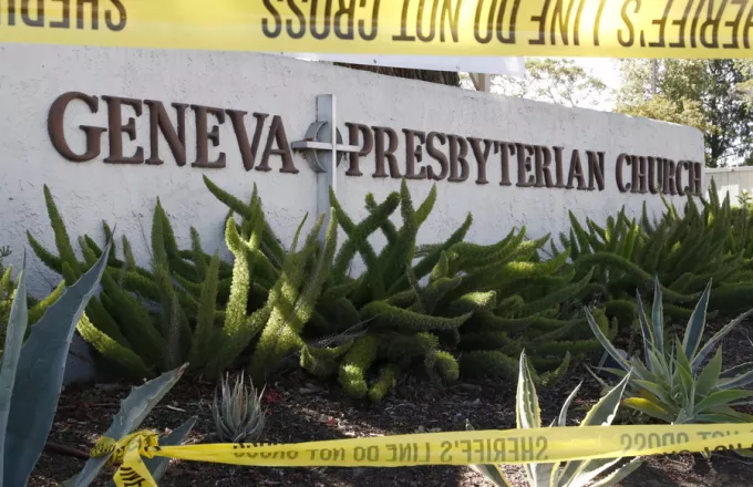 Τουλάχιστον ένας νεκρός και τέσσερις τραυματίες μετά απο πυρβολισμούς σε εκκλησία στην Καλιφόρνια