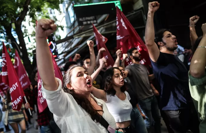 Διαδηλώτριες στην Τουρκία