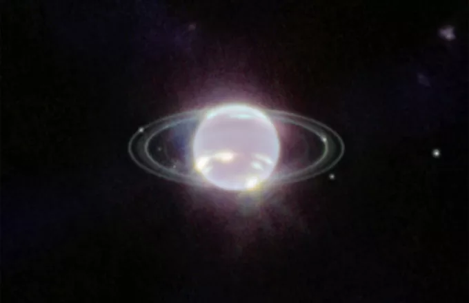 James Webb: Φωτογράφησε τον Ποσειδώνα και τους δακτυλίους του