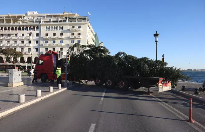 Χριστουγεννιάτικο δέντρο στη Θεσσαλονίκη