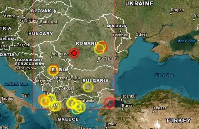 Σεισμός στη Ρουμανία
