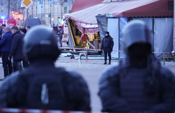 Επίθεση στην Αγία Πετρούπολη: Στο Κίεβο και τον Αλεξέι Ναβάλνι επέρριψε την ευθύνη η Μόσχα
