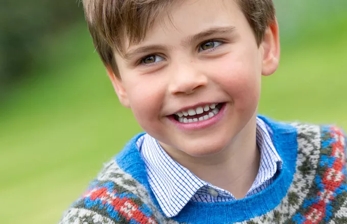 Βρετανία: Νέες φωτογραφίες του πρίγκιπα Λούις με αφορμή τα 5α γενέθλιά του