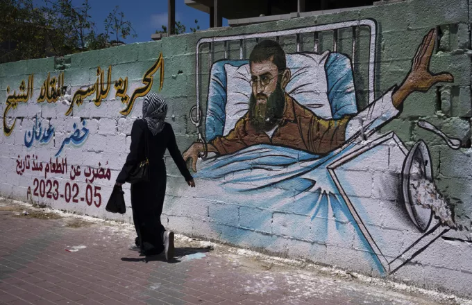 Ρουκέτες από τη Λωρίδα της Γάζας μετά τον θάνατο Παλαιστίνιου κρατούμενου που έκανε απεργία πείνας
