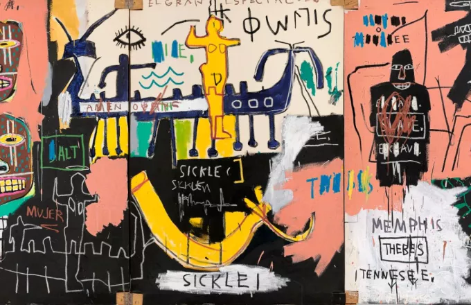 Έργο του Basquiat