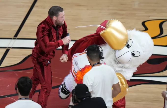 Μετά το σκάνδαλο οι Miami Heat διακόπτουν τη συνεργασία τους με τον Conor McGregor