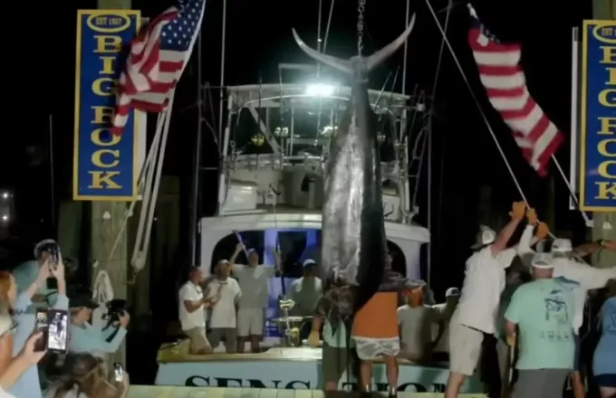 ΗΠΑ: Έχασαν έπαθλο 3 εκ. δολαρίων σε τουρνουά ψαρέματος από δαγκωνιά καρχαρία
