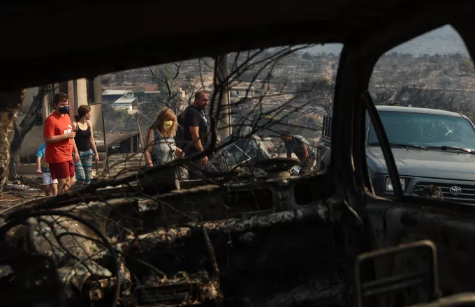 Σχεδόν 35.000 στρέμματα κάηκαν από την πυρκαγιά στην Ανατολική Αττική έως τώρα