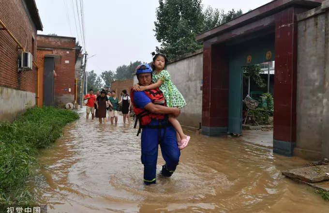 κίνα πλημμύρες 
