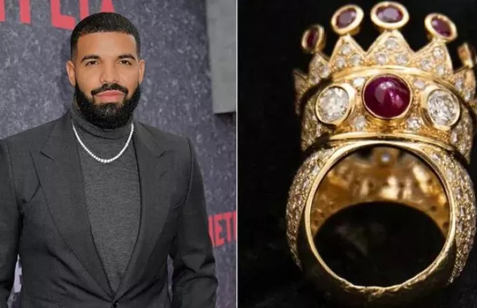 O Drake αγόρασε το δαχτυλίδι του Tupac