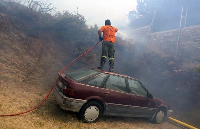 Καλύτερη η κατάσταση στη φωτιά στην Εύβοια: Ο κίνδυνος είναι οι αναζωπυρώσεις