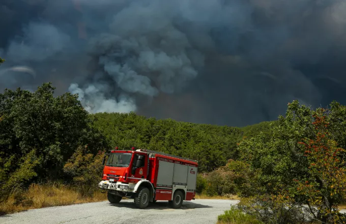 Πυρκαγιά σε αγροτεμάχιο μεταξύ Κυμίνων και Μαλγάρων στη Θεσσαλονίκη