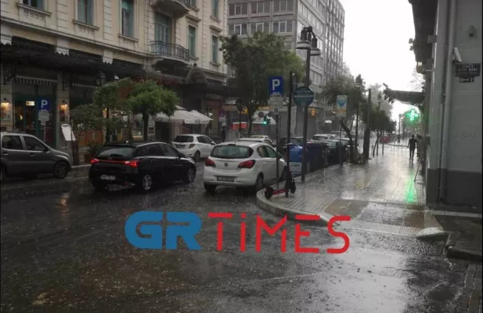 Καταιγίδα στη Θεσσαλονίκη