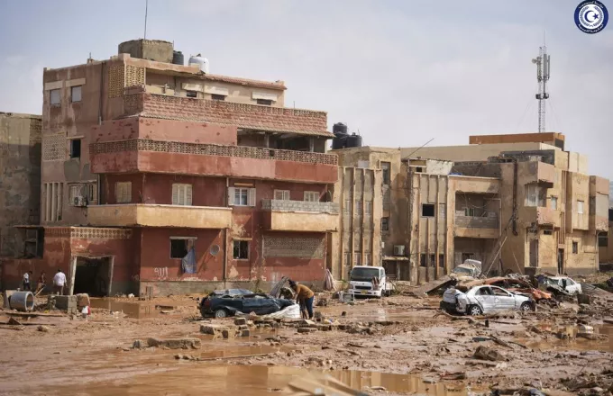 Λιβύη πλημμύρες 
