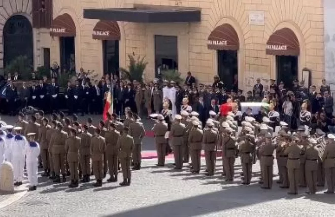 Funeral of the former Italian President Giorgio Napolitano 