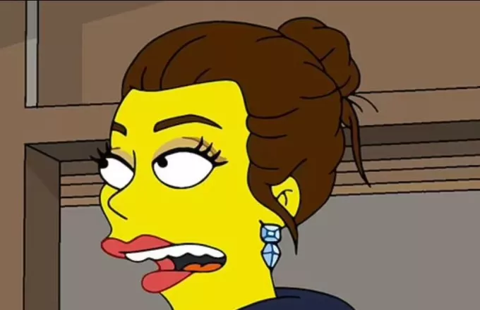H Κylie Jenner.. στον κόσμο των Simpsons: H influencer έγινε καρτούν