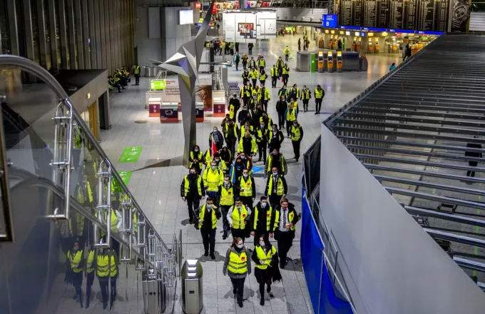 απεργία εργαζομένων στα αεροδρόμια Γερμανίας